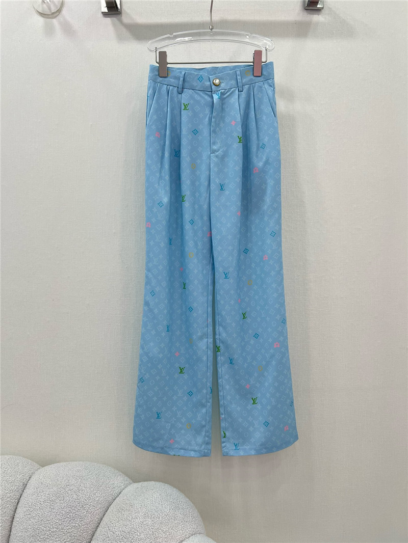 l0vis Vvtt0n lv new wide leg straight trousers