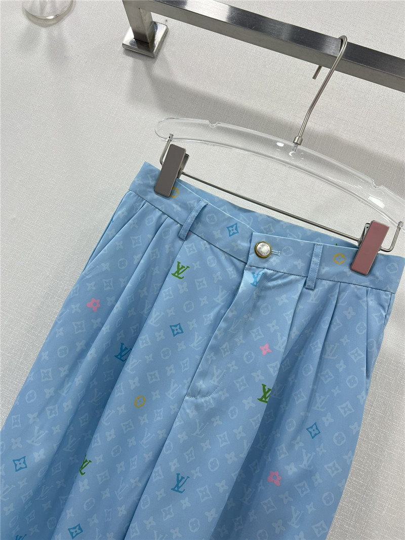 l0vis Vvtt0n lv new wide leg straight trousers