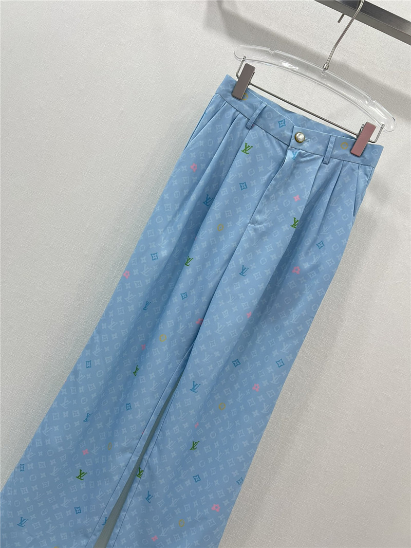 l0vis Vvtt0n lv new wide leg straight trousers