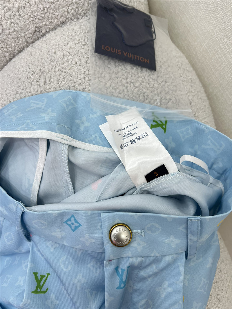 l0vis Vvtt0n lv new wide leg straight trousers