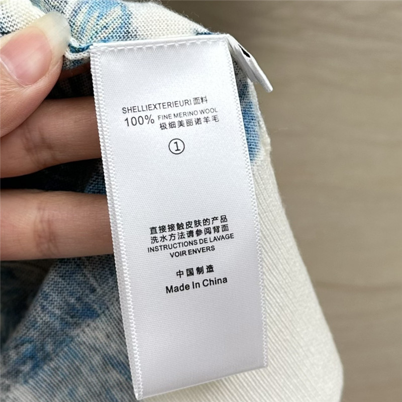 D10r printed knitted short-sleeved top