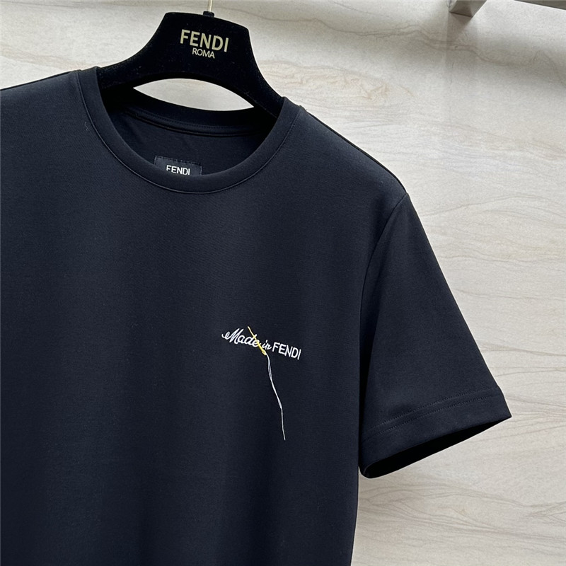F**di embroidered letter t-shirt