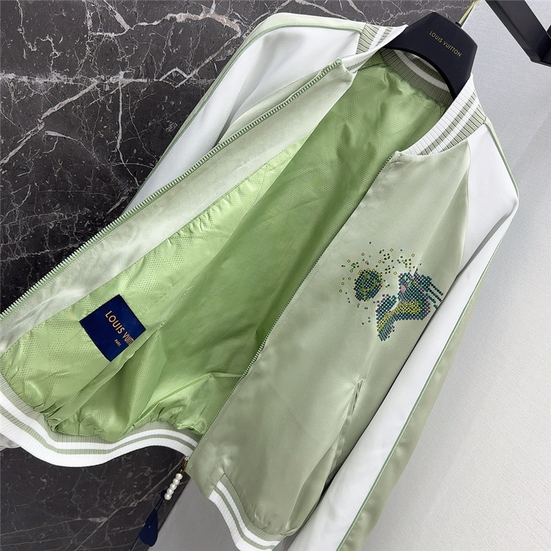 louis vuitton LV stand collar flight jacket