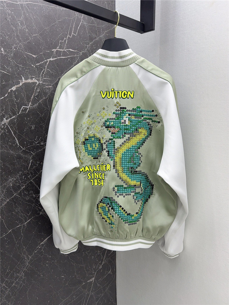 louis vuitton LV stand collar flight jacket