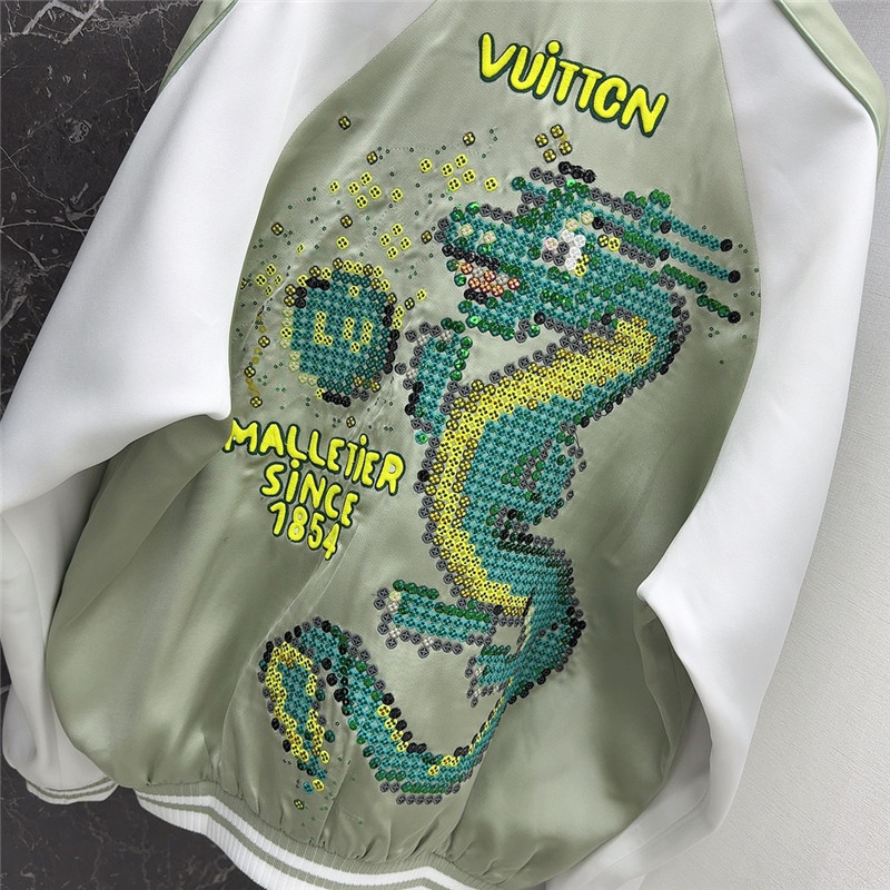 louis vuitton LV stand collar flight jacket