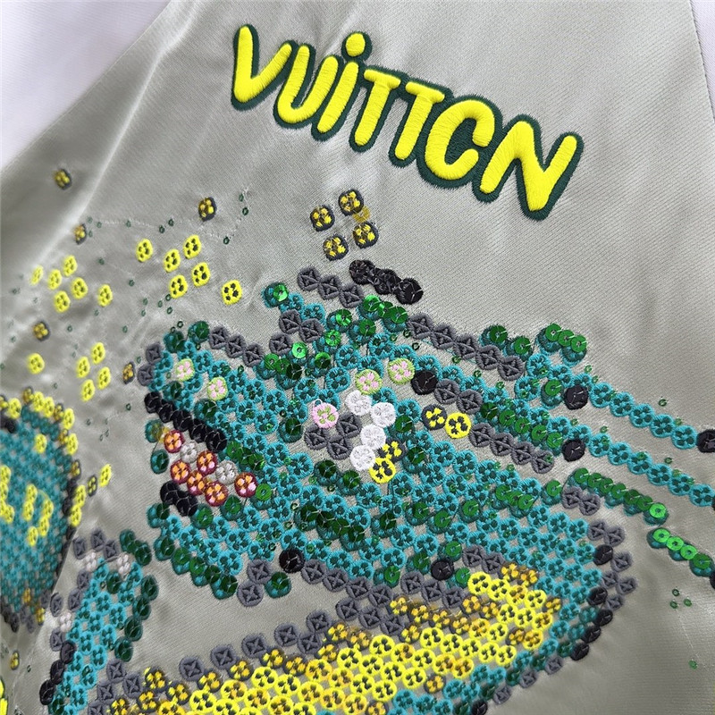 louis vuitton LV stand collar flight jacket