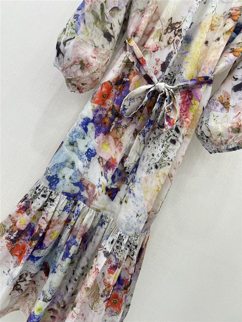 zimm straight printed dress