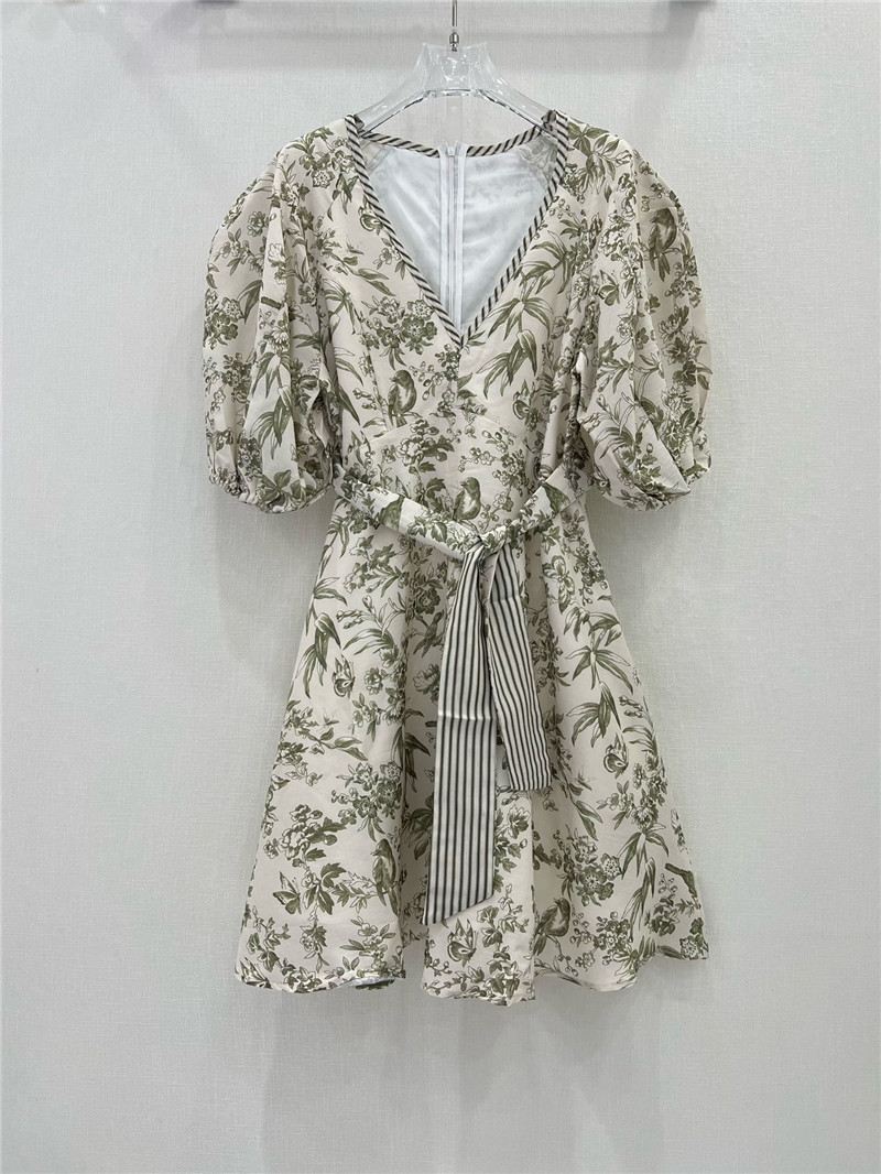 zimm fluffy wide umbrella skirt short dress