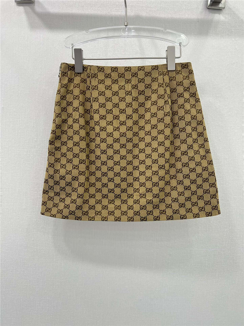 Gvc*1 double g presbyopia jacquard a-line mini skirt