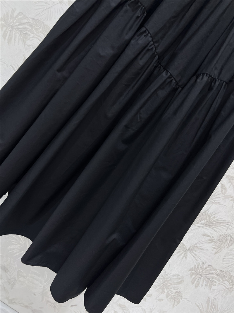 D10r pearl button sleeveless dress