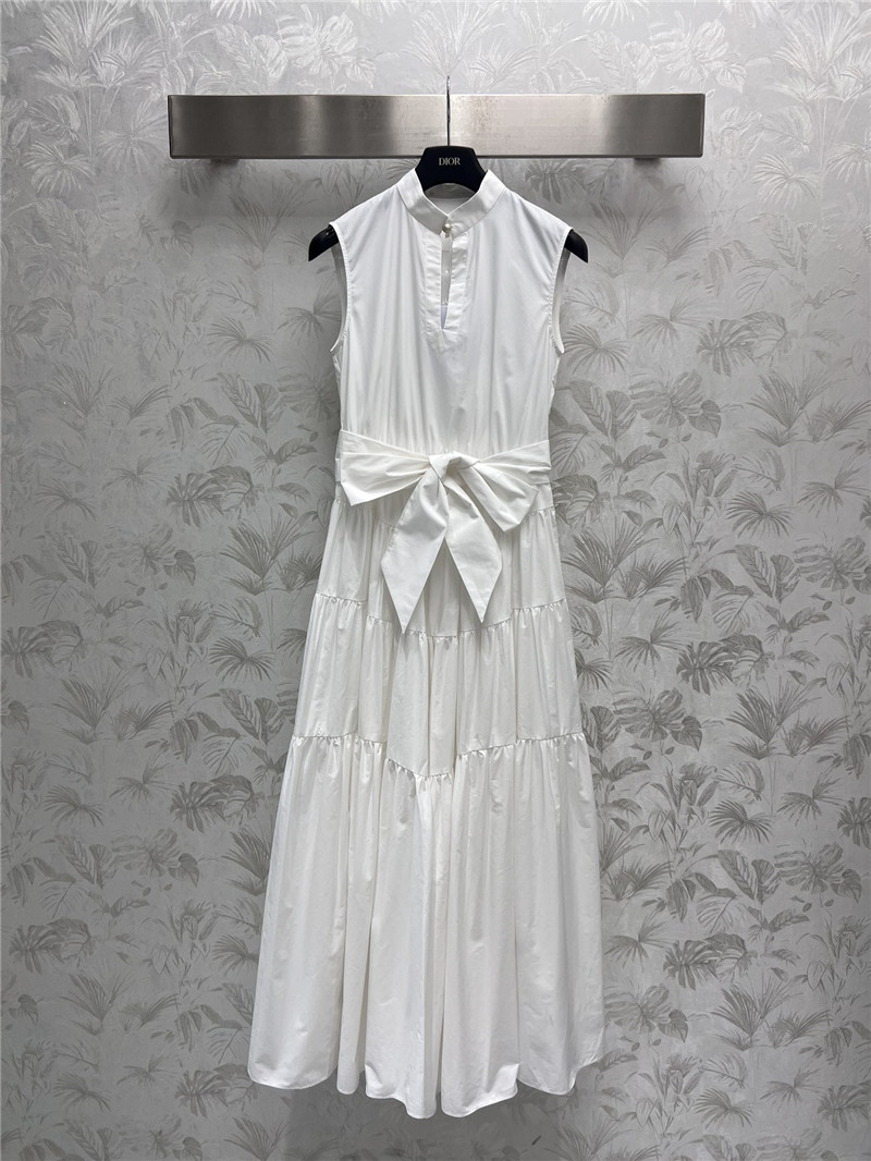 D10r pearl button sleeveless dress