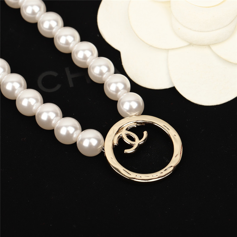 Ch**el multifunctional pearl necklace