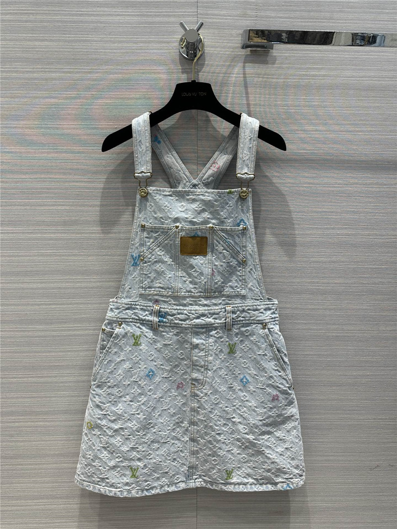 l0vis Vvtt0n lv denim suspender skirt replica d&g clothing