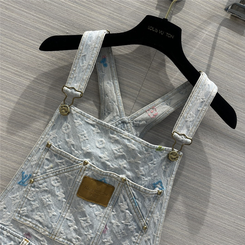 l0vis Vvtt0n lv denim suspender skirt replica d&g clothing