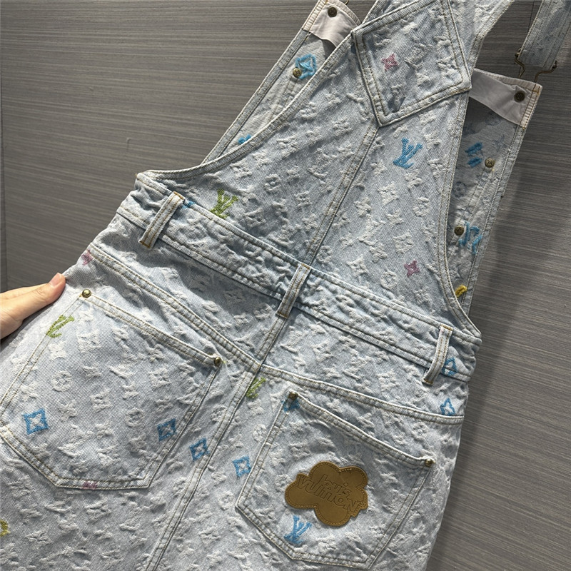 l0vis Vvtt0n lv denim suspender skirt replica d&g clothing