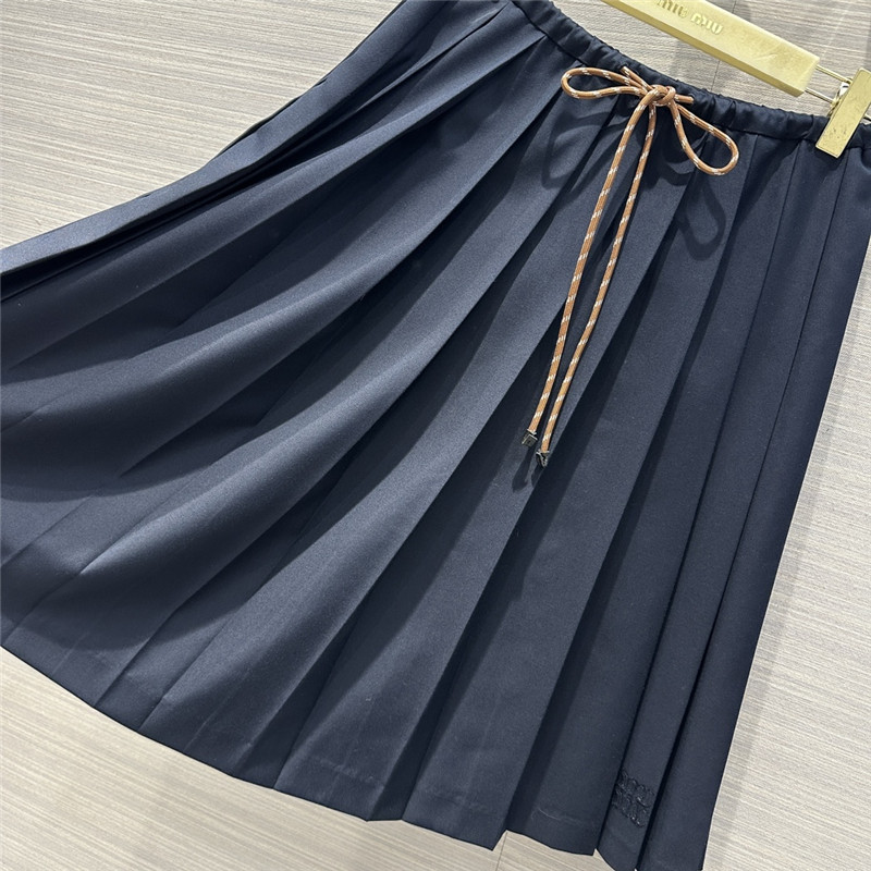 M1um1u mid-length pleated skirt replica clothing sites