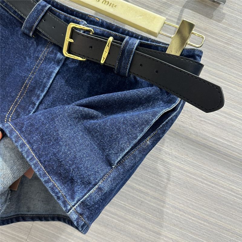 M1um1u ultra short mini denim shorts replica d&g clothing