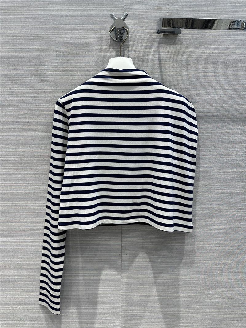 L0ew* asymmetric mandarin duck sleeve top replica clothing