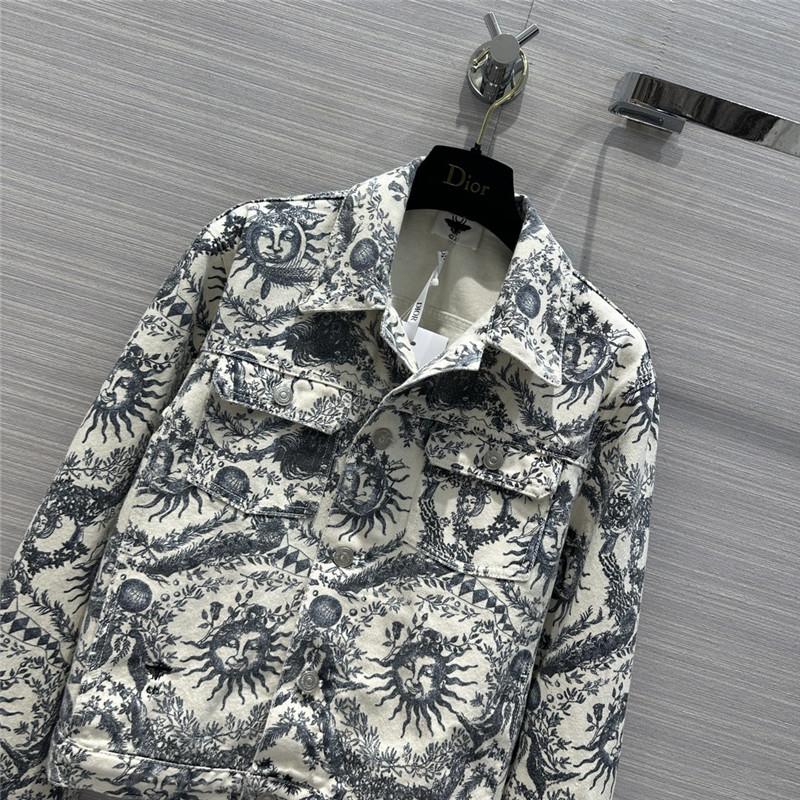 D10r mid-high waist denim jacket replica designer clothes