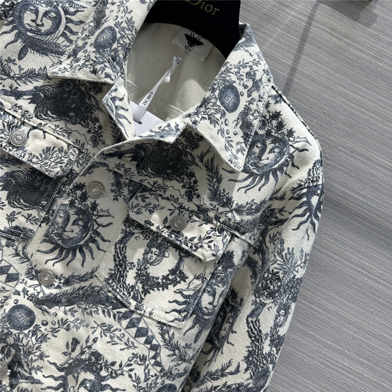 D10r mid-high waist denim jacket replica designer clothes