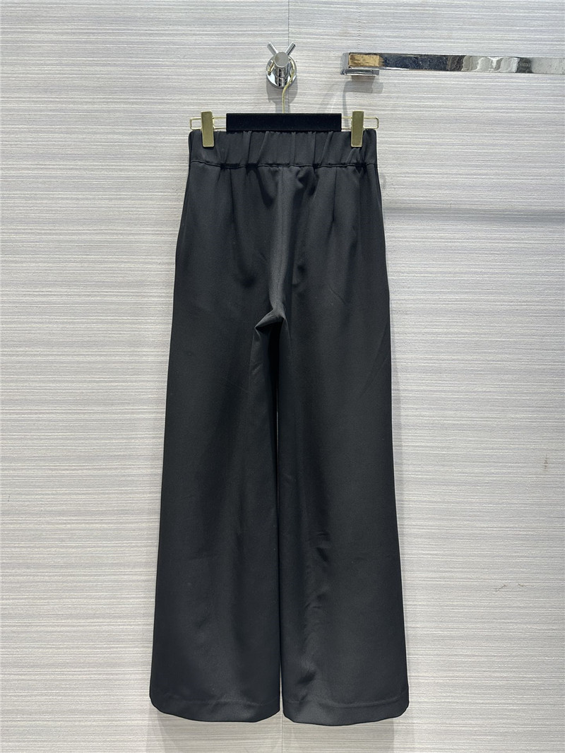 Ch**el straight wide leg floor mopping pants replicas clothes