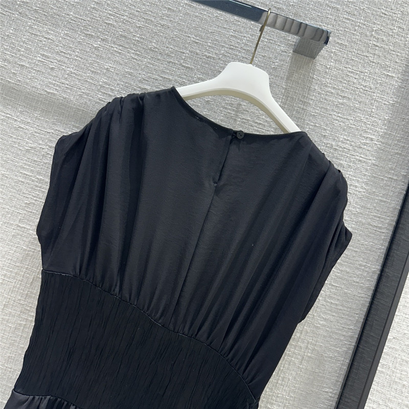 L0ew* acetate patchwork dress replica d&g clothing