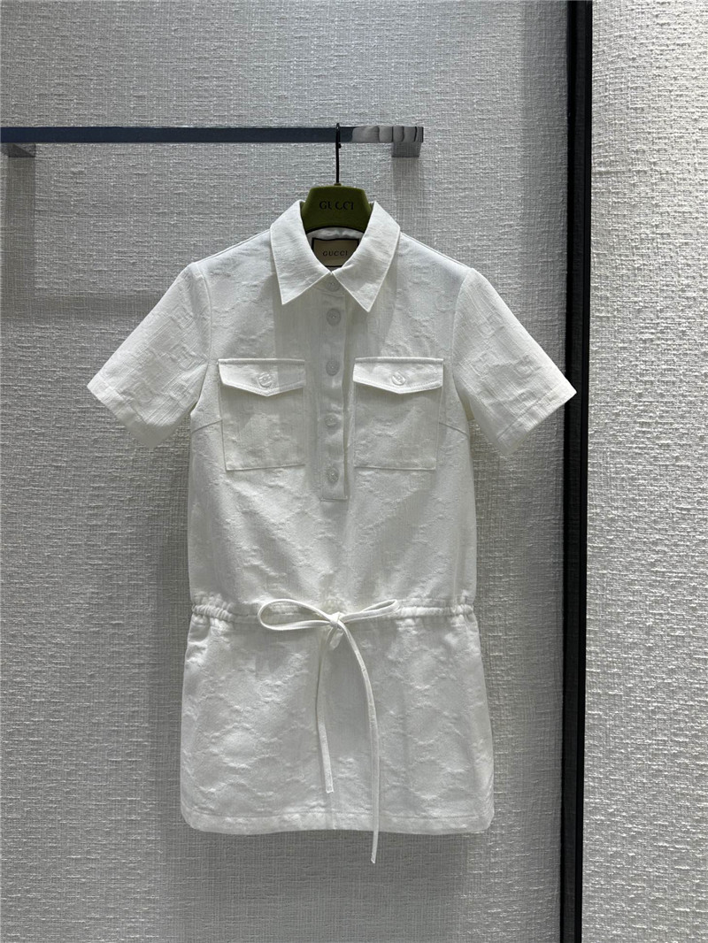 Gvc*1 white denim dress replica d&g clothing