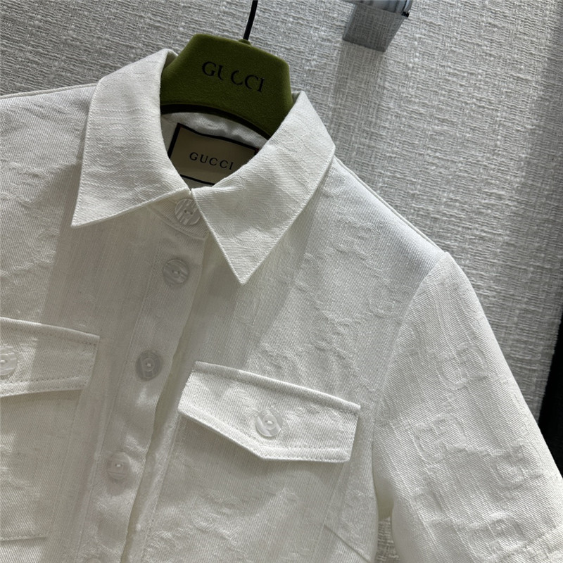 Gvc*1 white denim dress replica d&g clothing