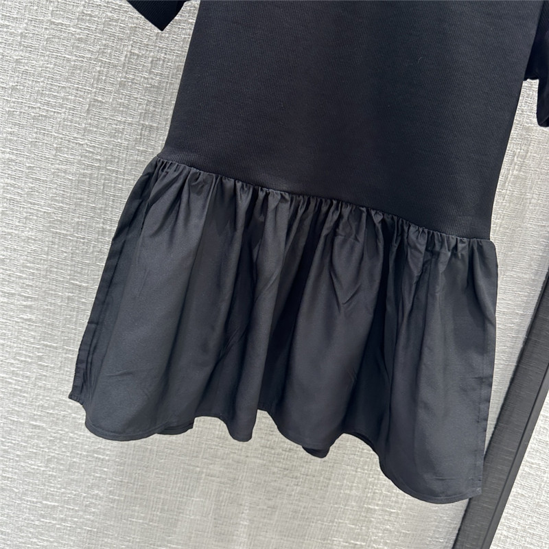 Moncler waist-cinching cotton top replica designer clothes