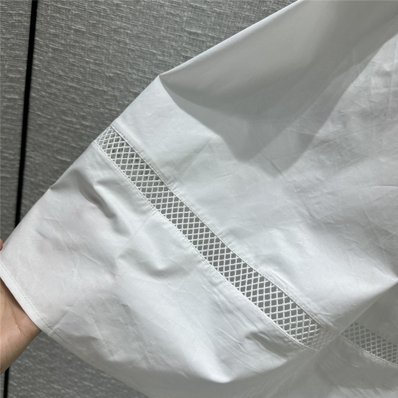 Chloé White Boat-Neck Flared Dress