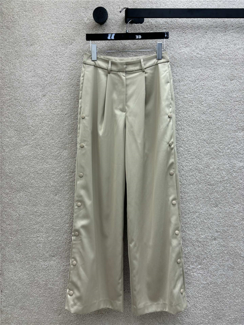 Vanitoo buttoned wide leg pants cheap replica designer clothes