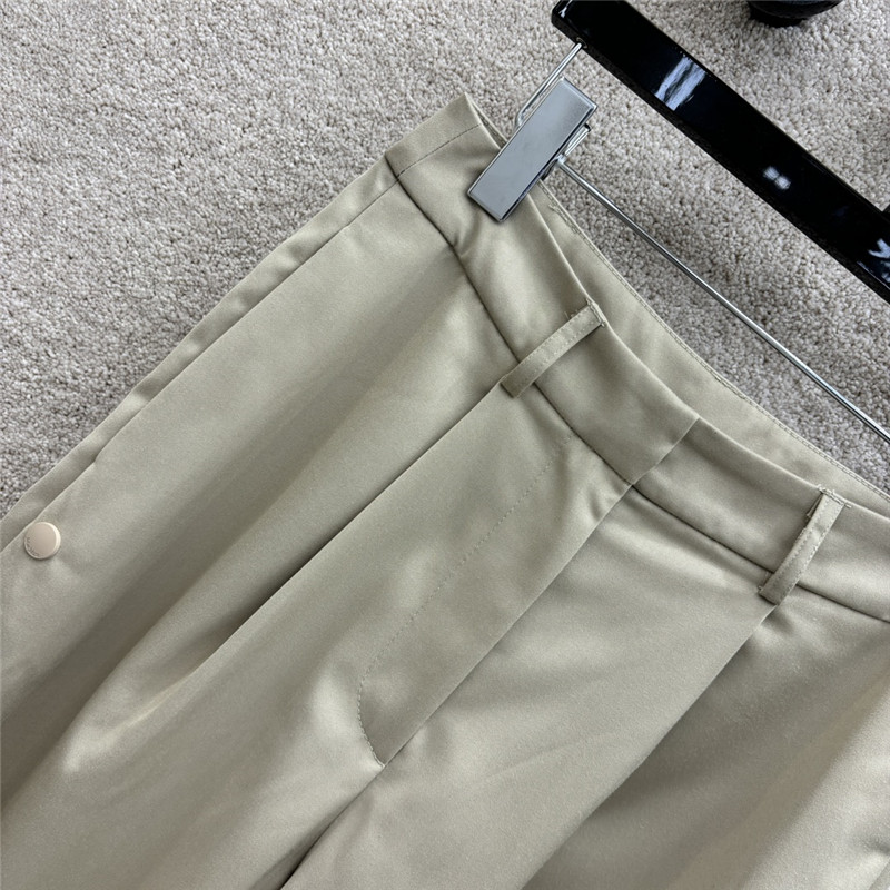 Vanitoo buttoned wide leg pants cheap replica designer clothes