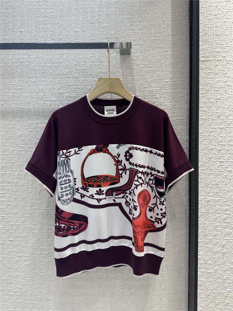 H**me5 stirrup print top replica clothes