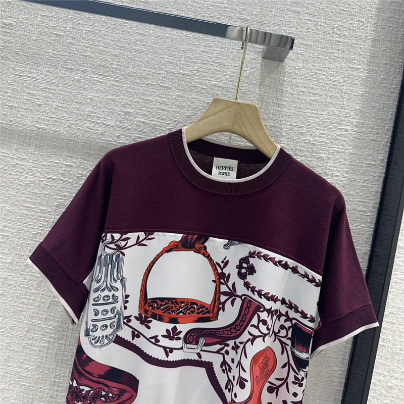 H**me5 stirrup print top replica clothes