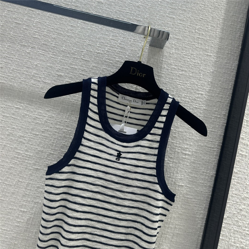 D10r linen knitted vest replica d&g clothing