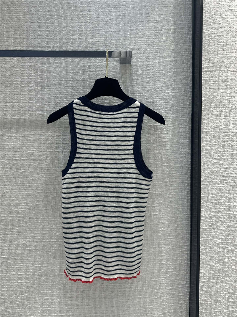 D10r linen knitted vest replica d&g clothing