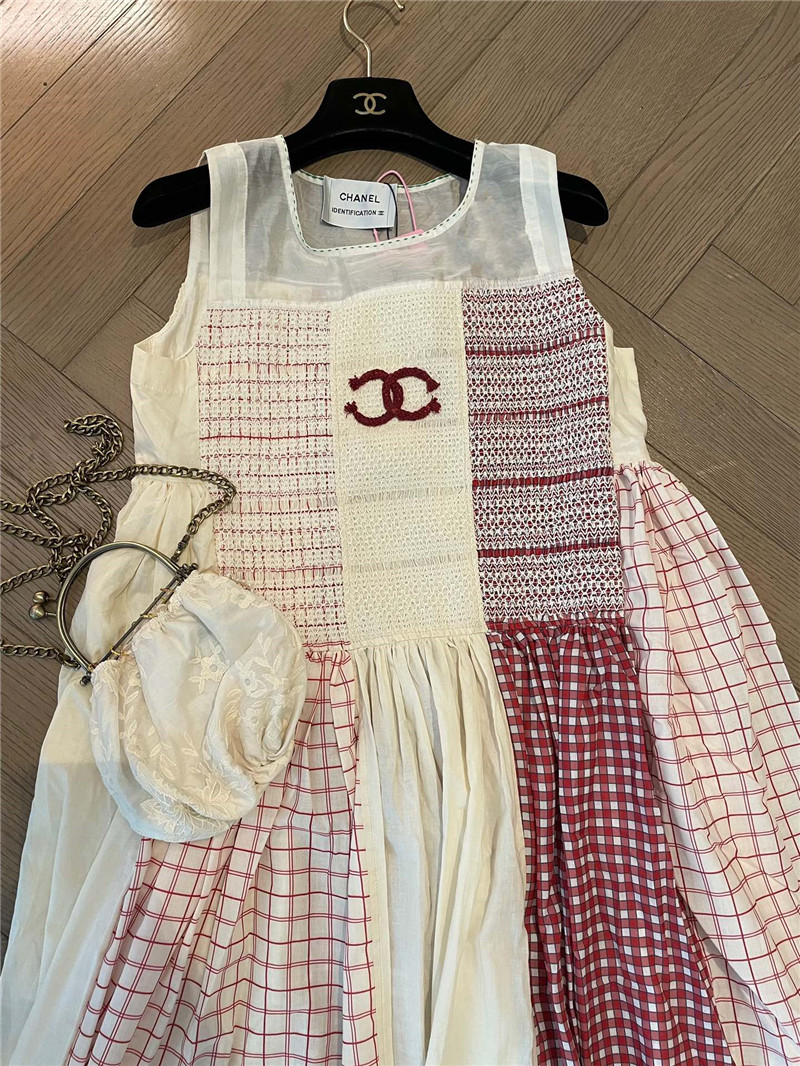 Ch**el new sleeveless dress replica clothes