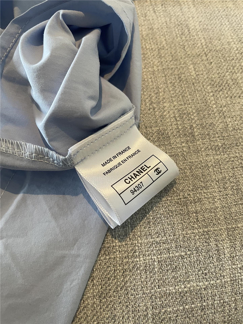 Ch**el loose fit shirt replica designer clothes