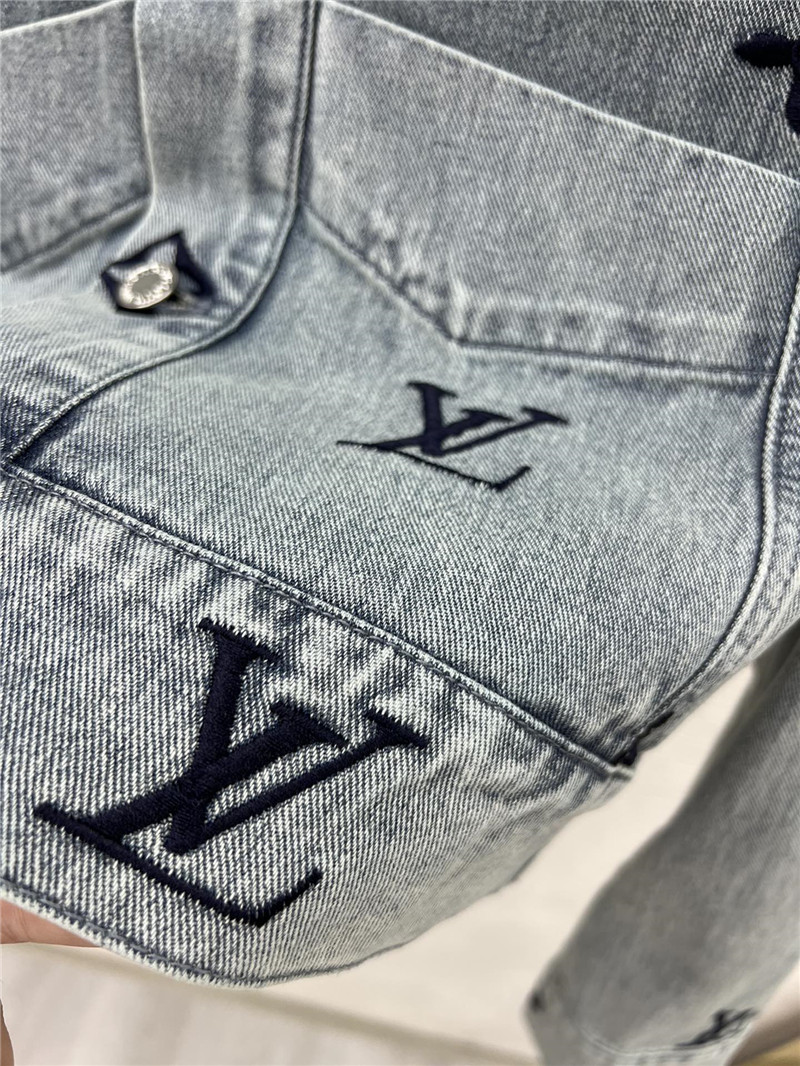 louis vuitton LV new denim jacket replica clothes