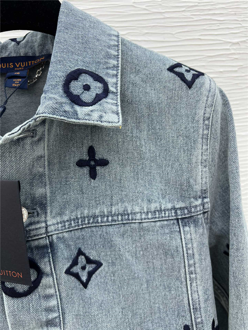 louis vuitton LV new denim jacket replica clothes
