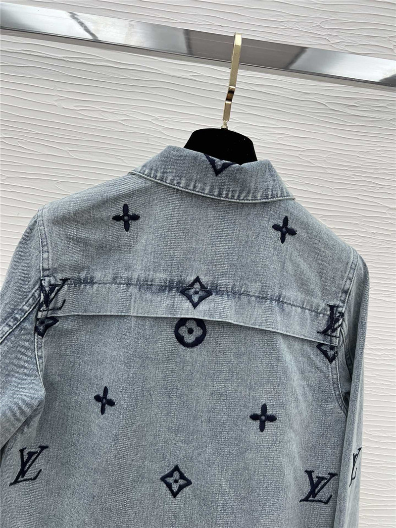 louis vuitton LV new denim jacket replica clothes