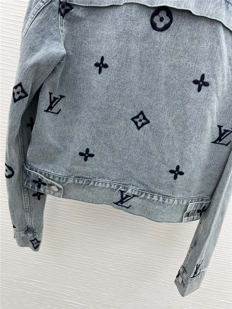 louis vuitton LV new denim jacket replica clothes