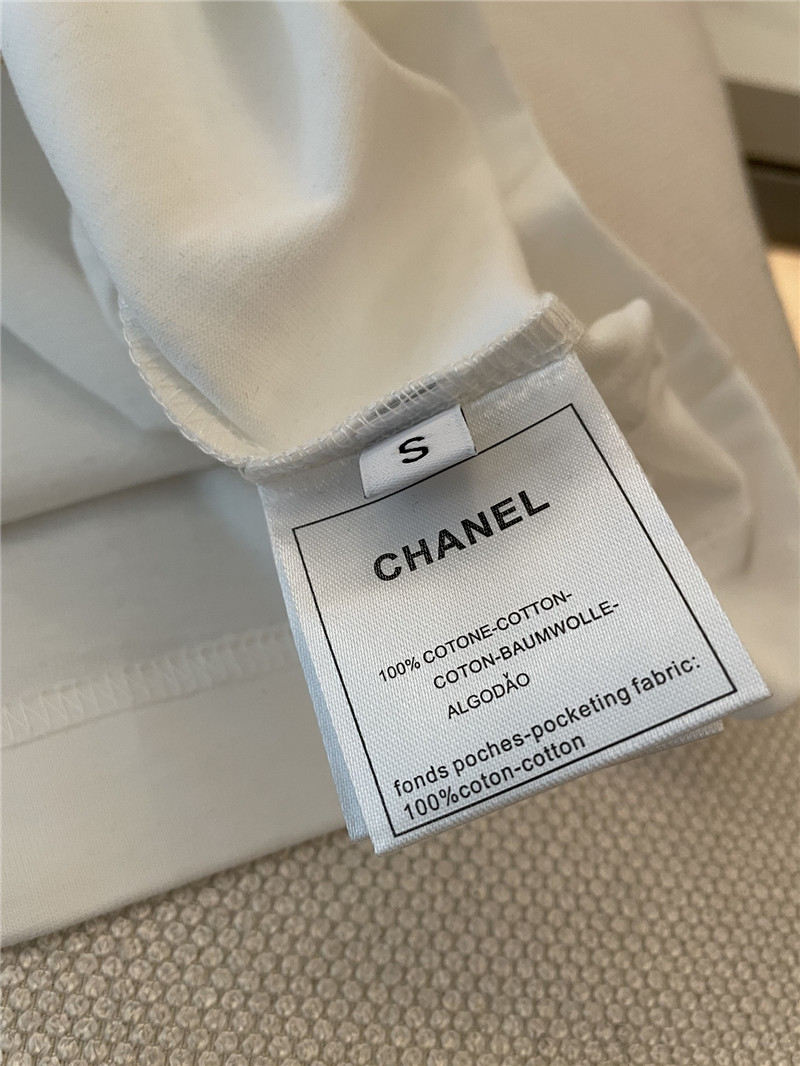 Ch**el new embroidered short sleeve replica d&g clothing