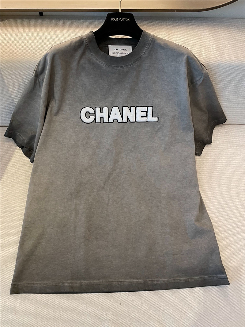 Ch**el foam fried short-sleeved replica clothes