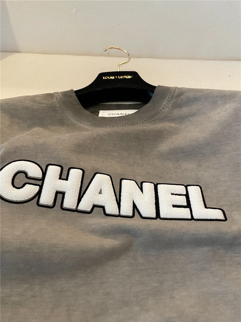 Ch**el foam fried short-sleeved replica clothes