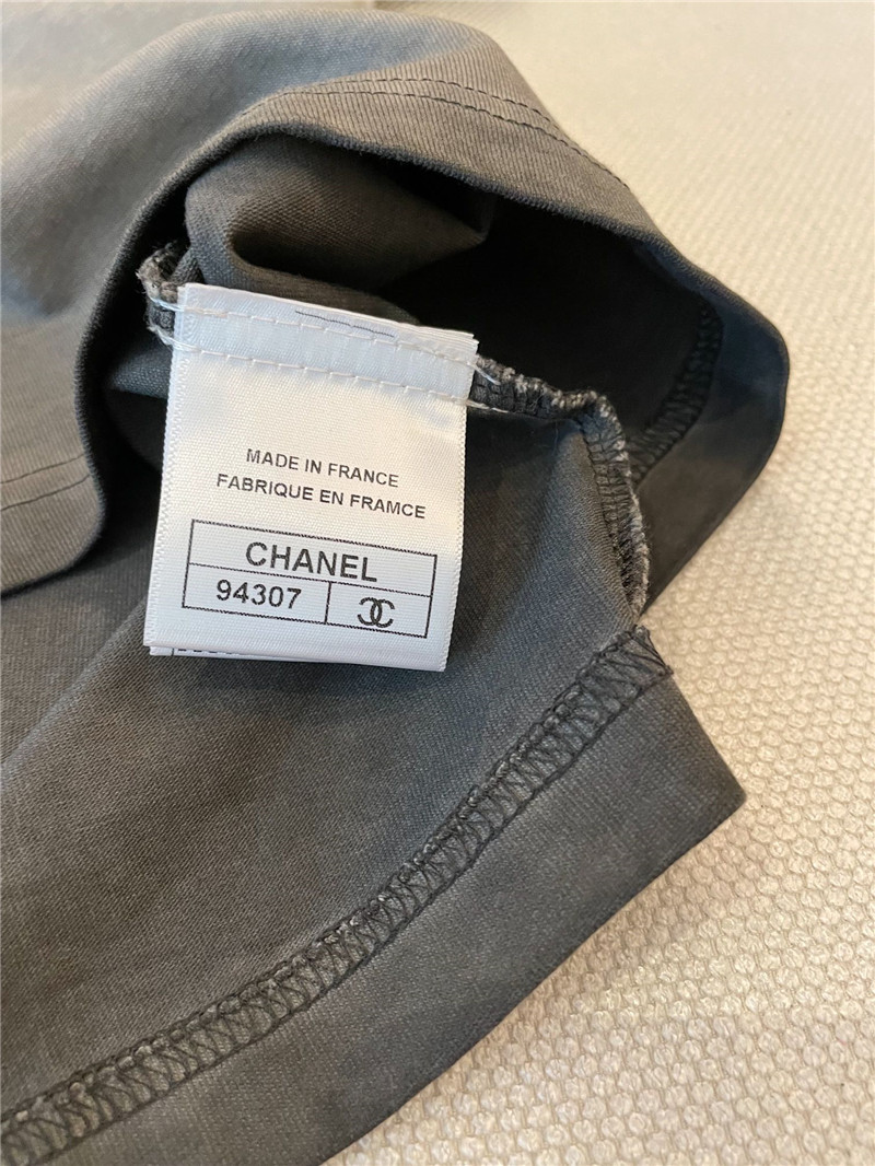 Ch**el foam fried short-sleeved replica clothes