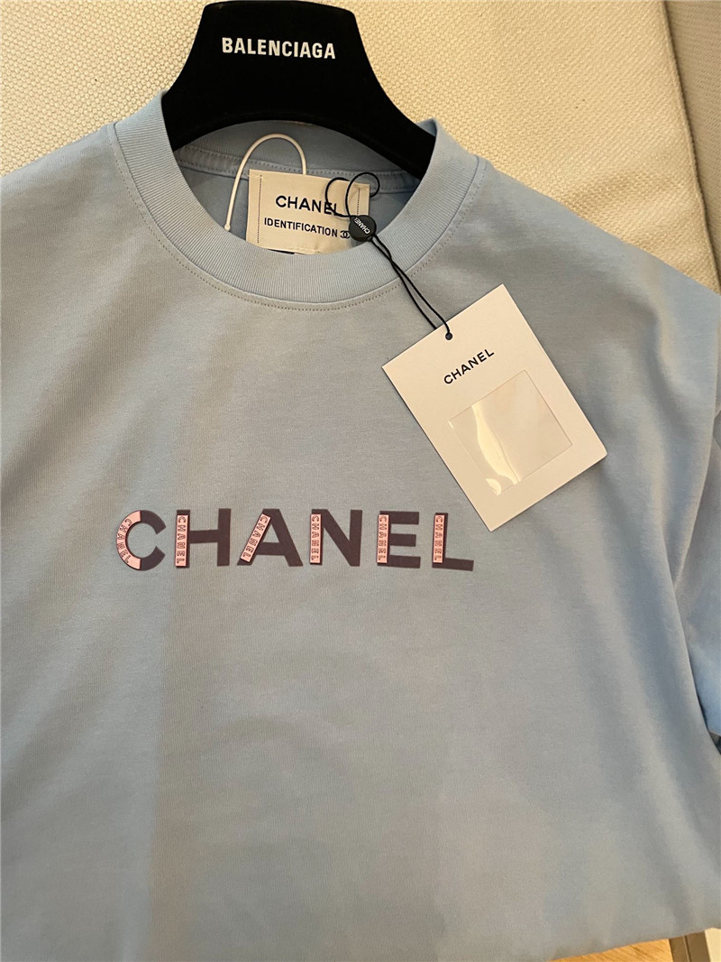 Ch**el loose fit short sleeve replica designer clothes