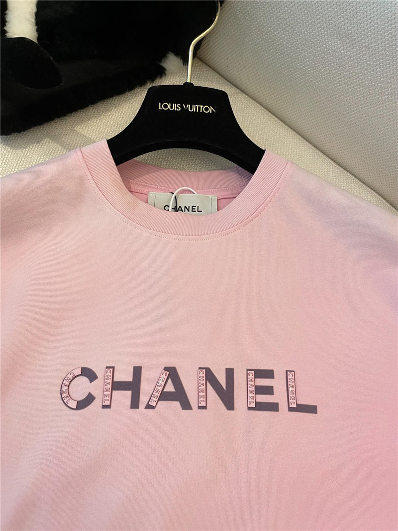 Ch**el loose fit short sleeve replica designer clothes