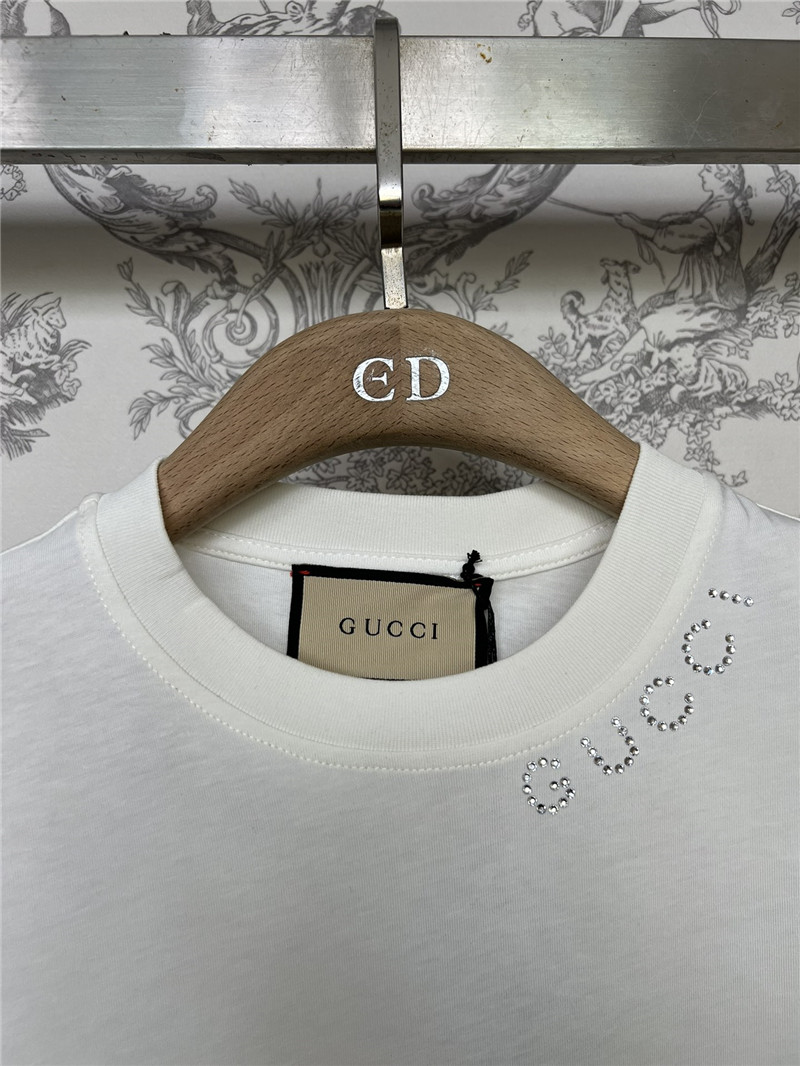 Gucci pure cotton T-shirt cheap designer replica clothes
