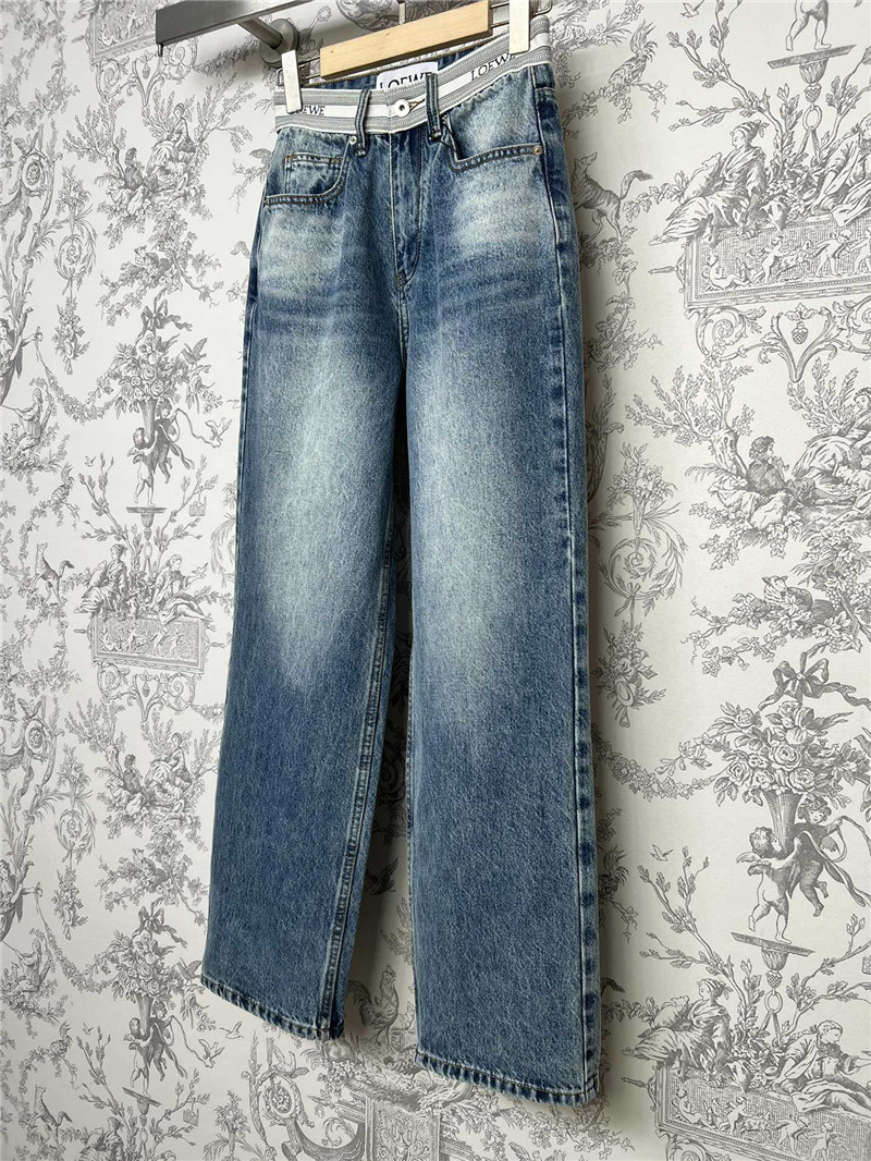 L0ew* straight jeans replica designer clothes
